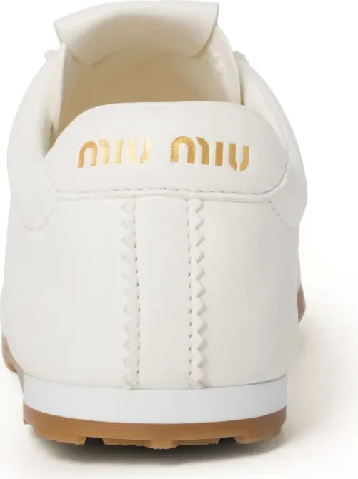 Plume nappa leather sneakers - Image 3