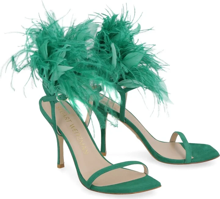 Plume Suede Sandals - Image 3