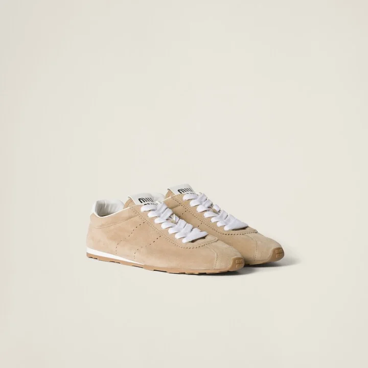 Plume suede sneakers