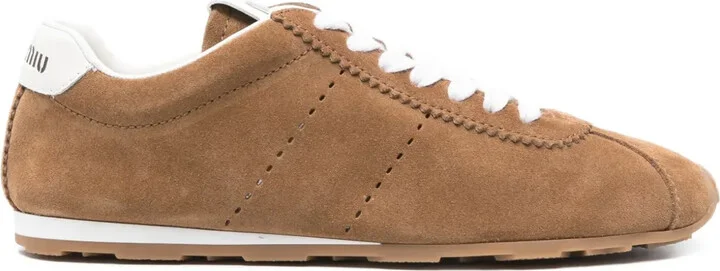 Plume suede sneakers