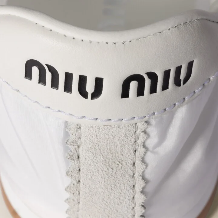 Plume technical fabric and suede sneakers - Image 3