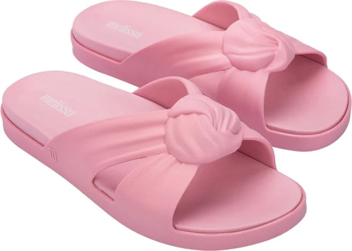 Plush Knotted Slide Sandal