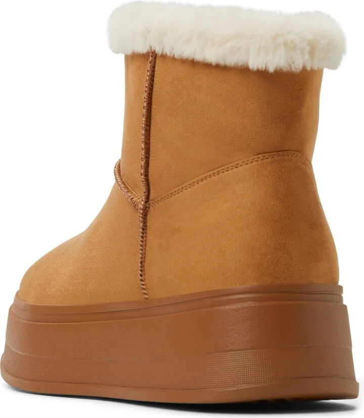 Plushy Faux Fur Lined Platform Bootie - Image 2