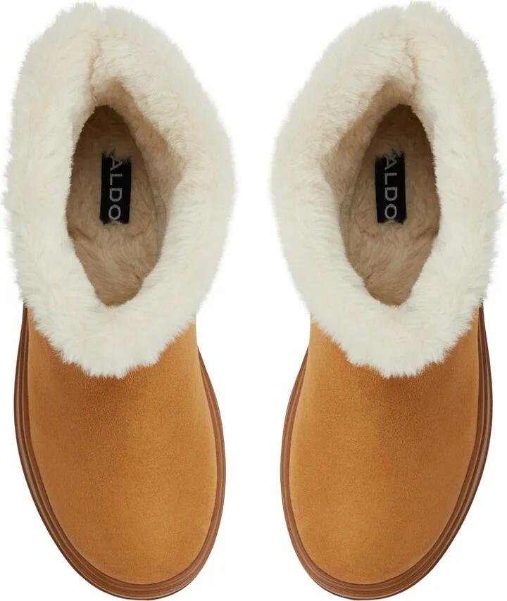 Plushy Faux Fur Lined Platform Bootie - Image 4
