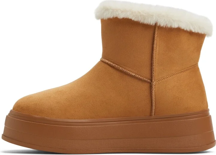 Plushy Faux Fur Lined Platform Bootie - Image 5