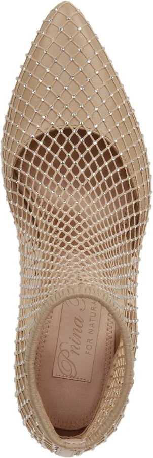 Pnina Tornai for Naturalizer Liebe Evening Dress Booties - Beige Leather/Mesh - Image 4