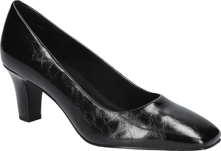 Black Crinkled Patent