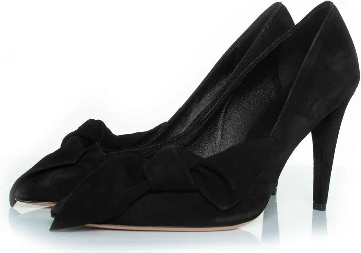 Poetty evening bow pumps in black