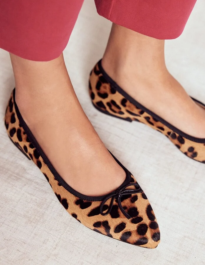 Point Ballet Flat, Classic Leopard - Image 2
