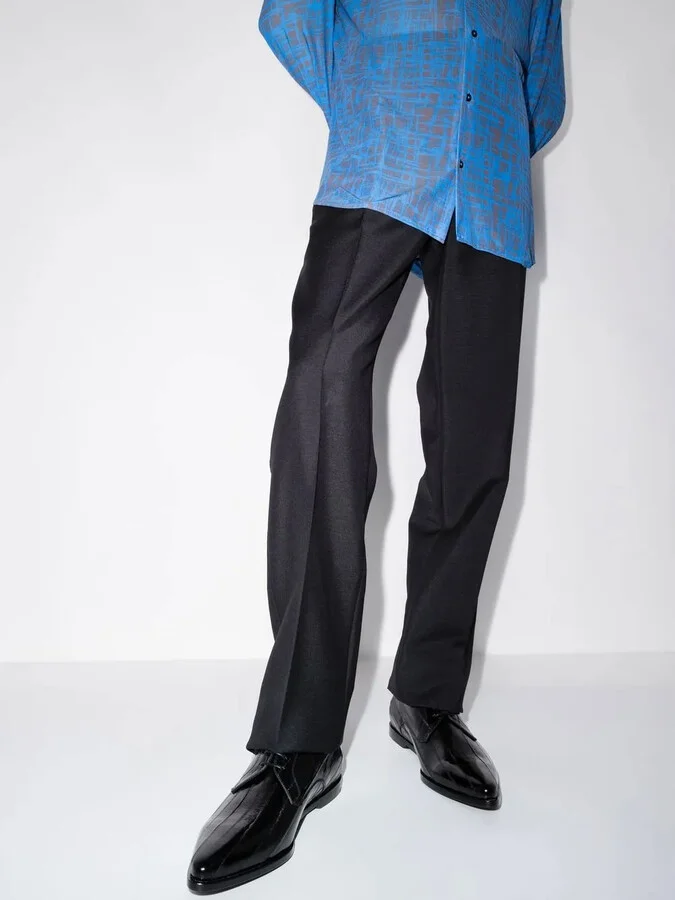 point-toe Derby shoes - Image 3