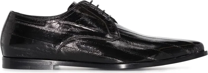 point-toe Derby shoes