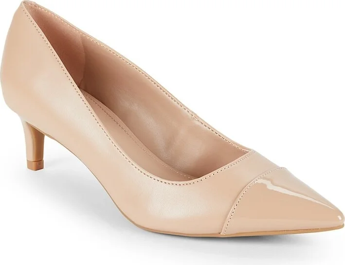 Point Toe Kitten Pumps - Image 2