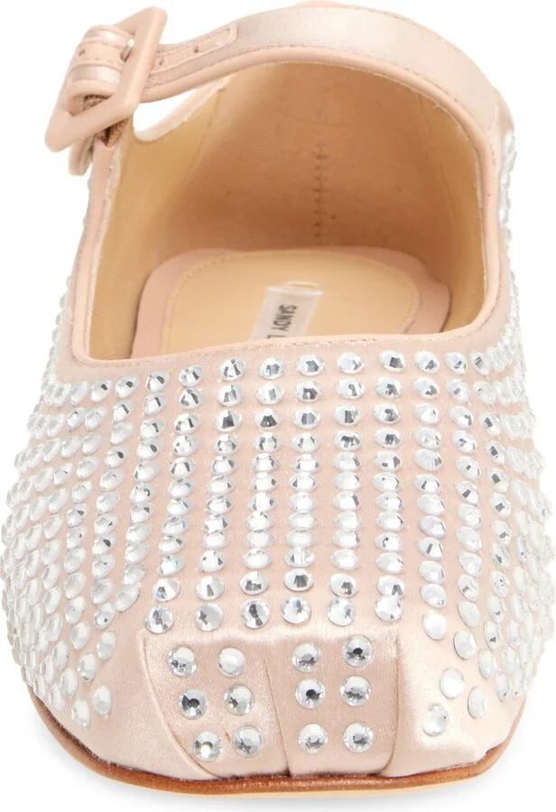 Pointe Crystal Embellished Mary Jane Flat - Image 4