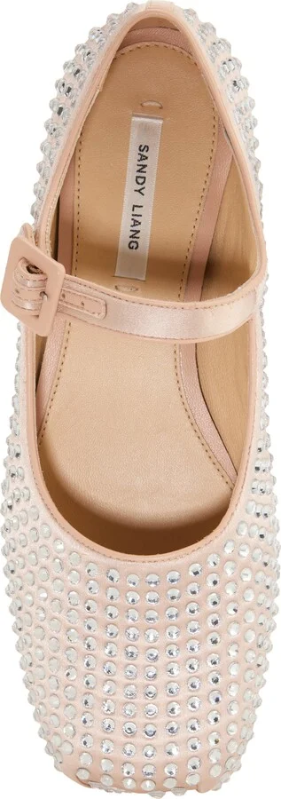 Pointe Crystal Embellished Mary Jane Flat - Image 5