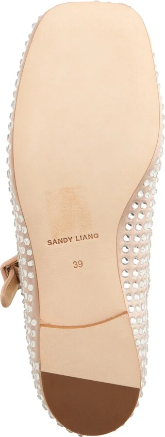 Pointe Crystal Embellished Mary Jane Flat - Image 6