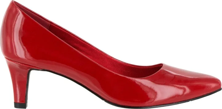 Pointe Pointed Toe Patent Pump - Multiple Widths Available - Image 11