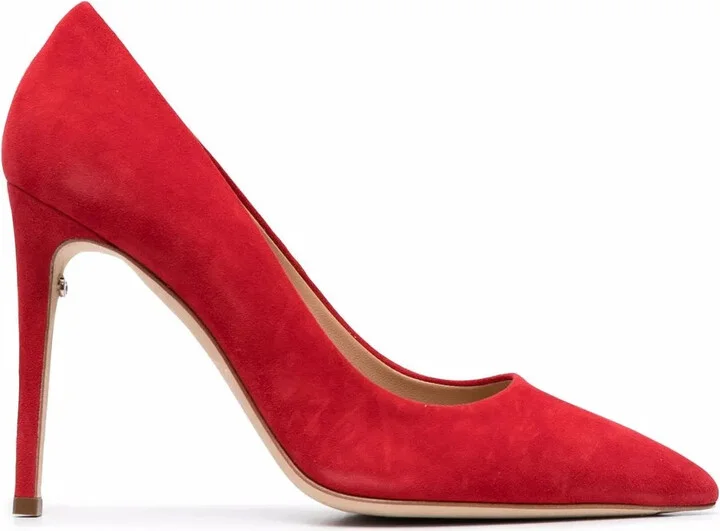 Pointed 110mm Suede Pumps