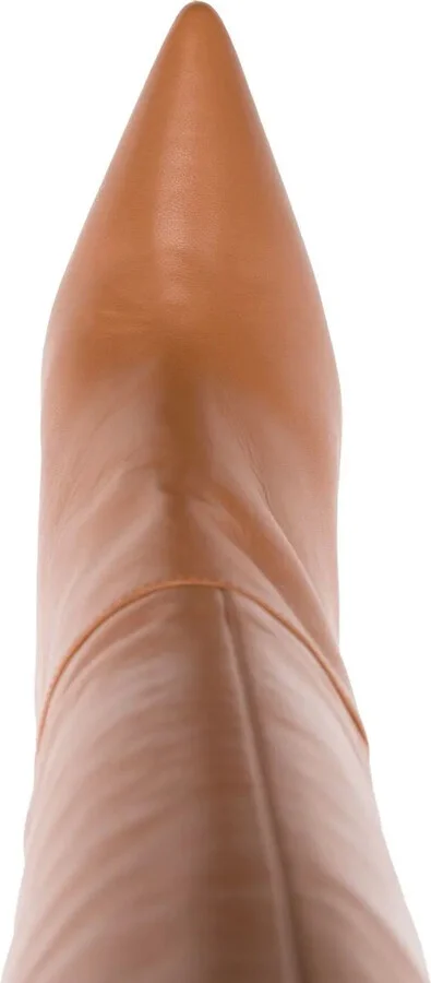Pointed 115mm Leather Boots - Image 4