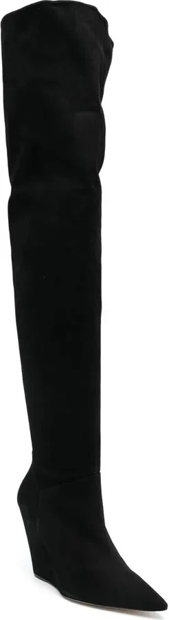 Pointed 115mm Leather Boots - Image 2