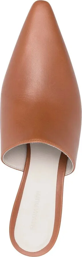 Pointed 55mm Leather Mules - Image 4
