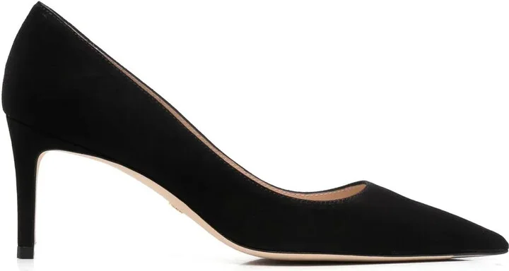 Pointed 75mm Suede Pumps