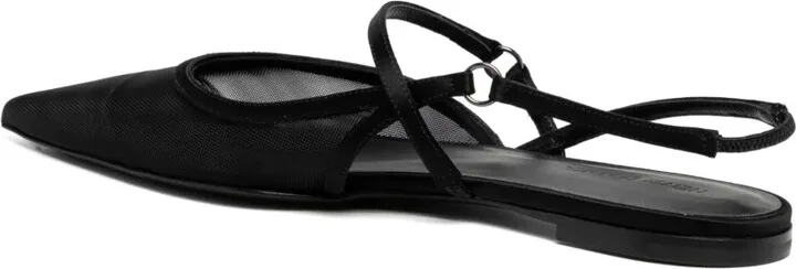 Pointed Flat Pumps - Image 3