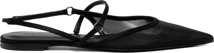 Pointed Flat Pumps