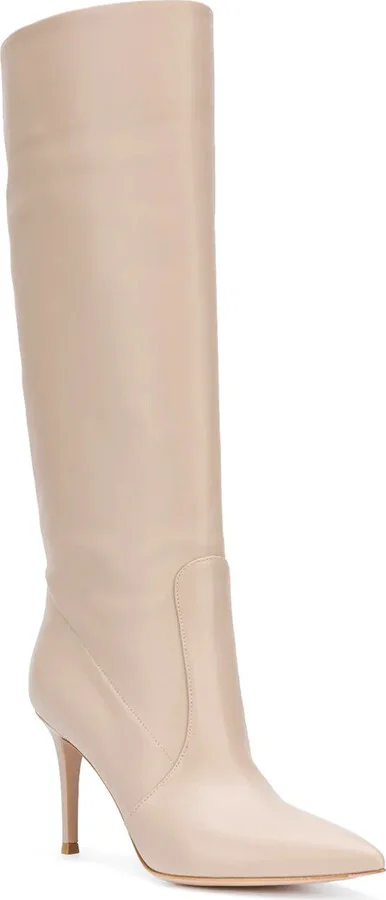 Pointed Knee-High Boots - Image 2