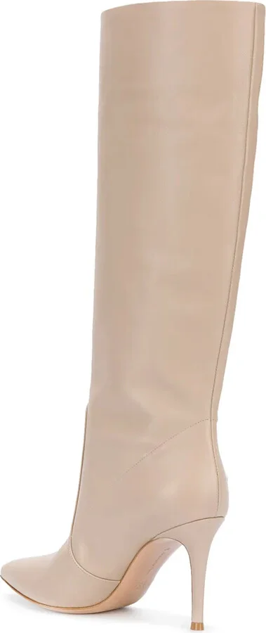 Pointed Knee-High Boots - Image 3