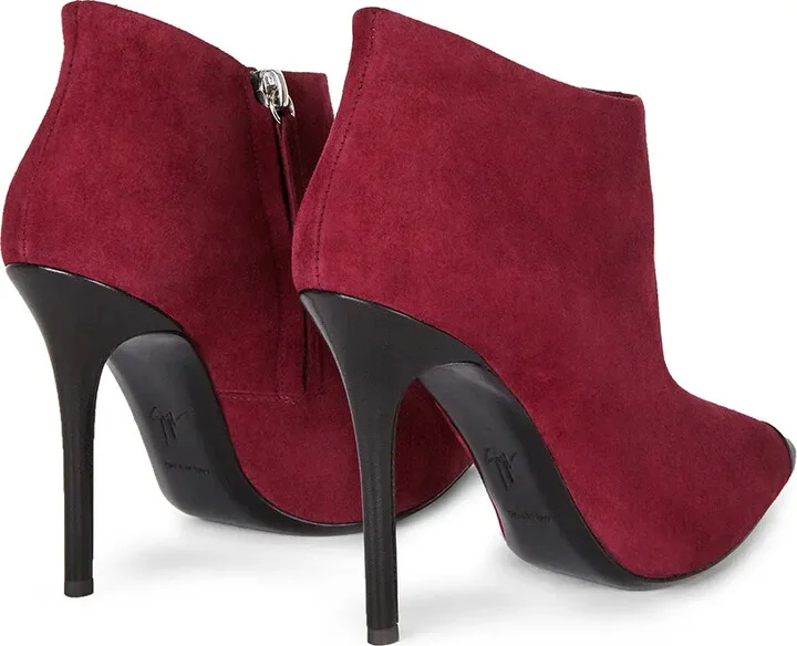 Pointed Leather Ankle Boots - Image 3