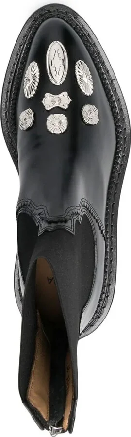 Pointed Leather Ankle Boots - Image 4
