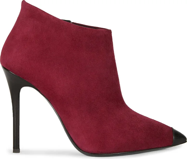 Pointed Leather Ankle Boots
