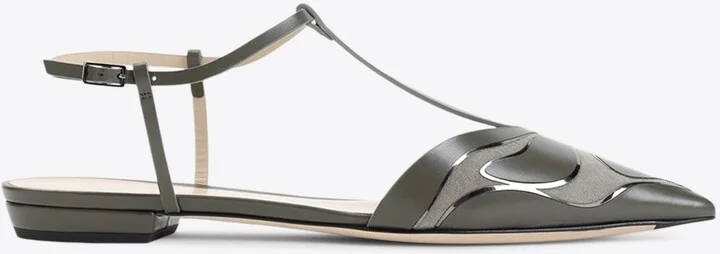 Pointed Leather Ballet Flats