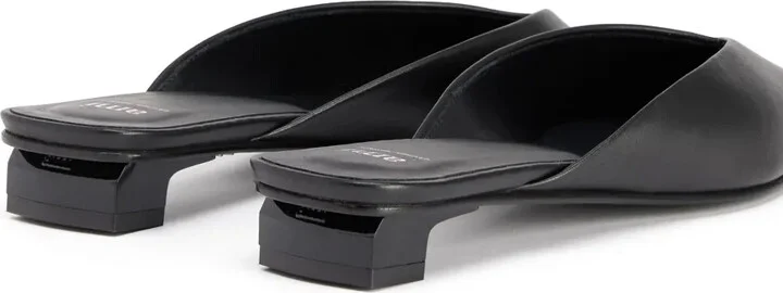 Pointed Leather Mules - Image 3
