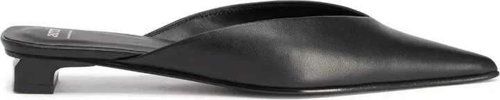 Pointed Leather Mules
