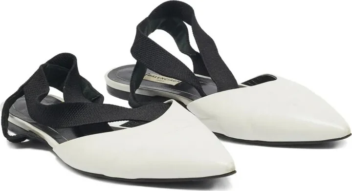 Pointed Slingback Flat Pumps - Image 2