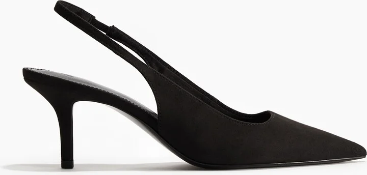 Pointed Slingback Pumps