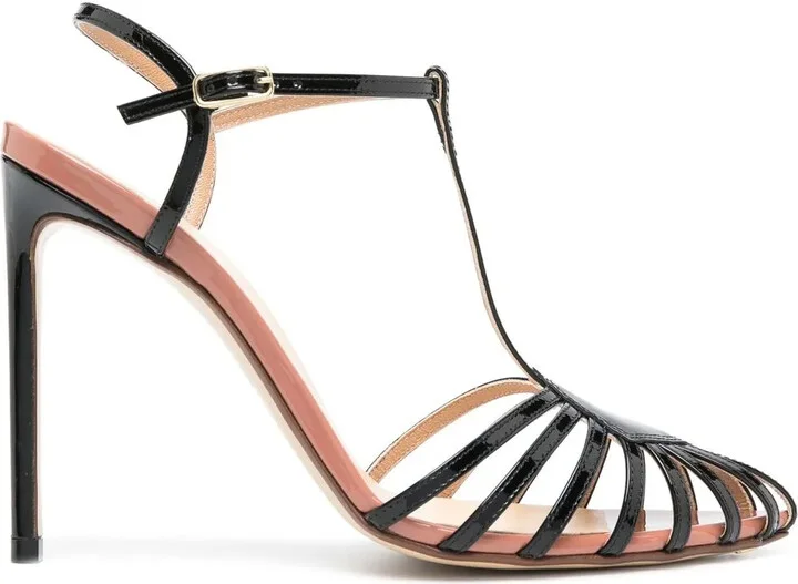 Pointed Strap-Detail 105mm Sandals