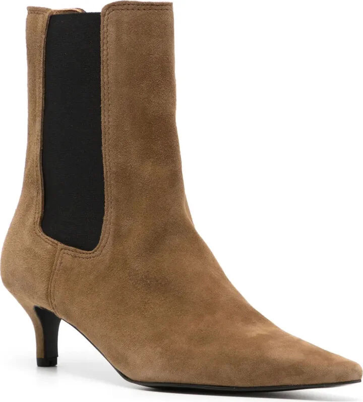 Pointed-Toe 45mm Suede Boots - Image 2