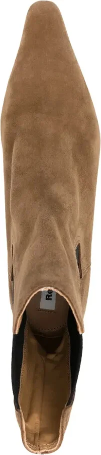 Pointed-Toe 45mm Suede Boots - Image 4