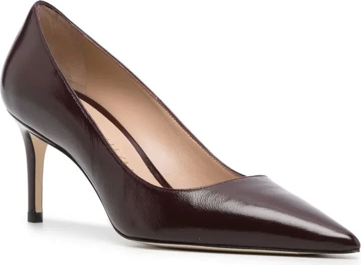 Pointed-Toe 75mm Leather Pumps - Image 2