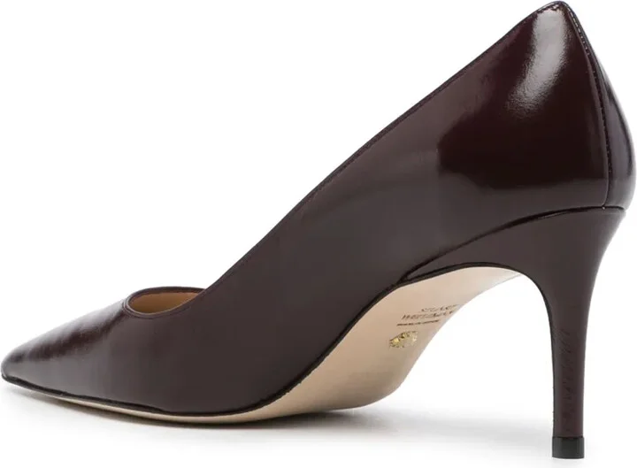 Pointed-Toe 75mm Leather Pumps - Image 3
