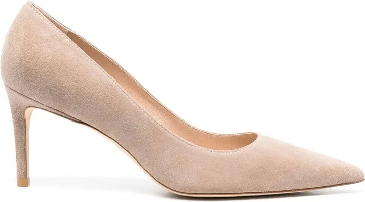 Pointed-Toe 75mm Suede Pumps