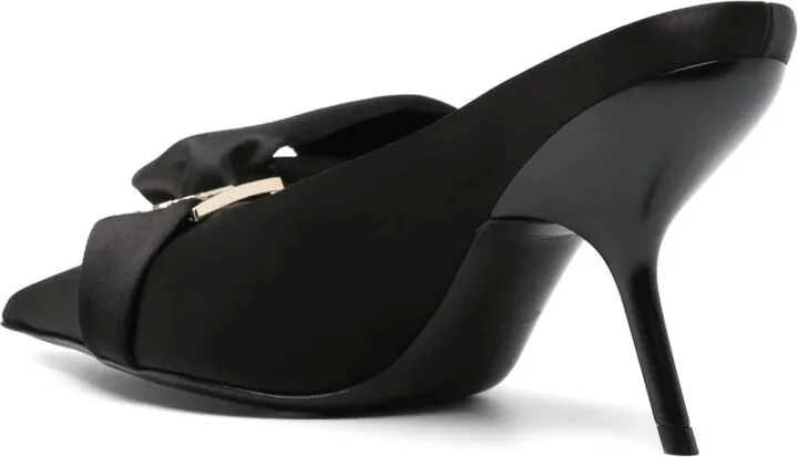 Pointed-Toe 90mm Leather Mules - Image 3