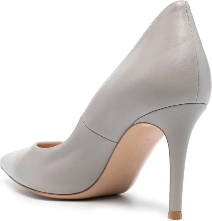 Pointed-Toe 90mm Leather Pumps - Image 3