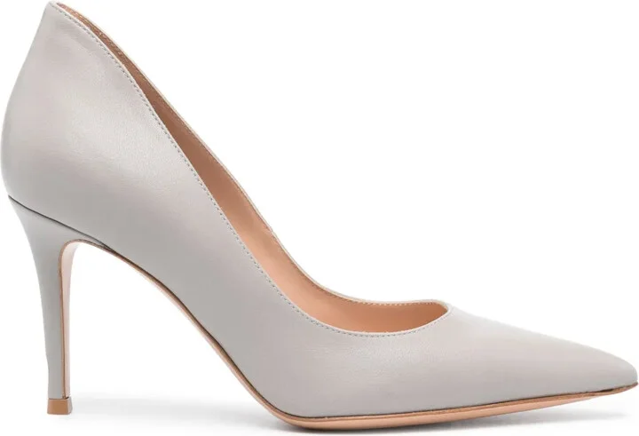Pointed-Toe 90mm Leather Pumps