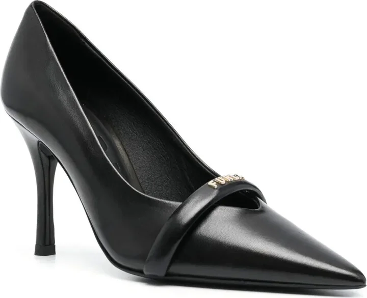 Pointed-Toe 95mm Leather Pumps - Image 2