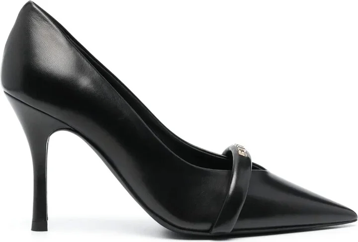 Pointed-Toe 95mm Leather Pumps
