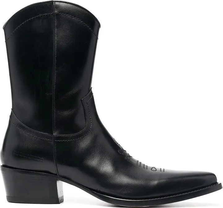 Pointed-Toe Ankle Boots