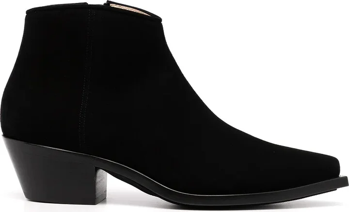 Pointed-Toe Ankle Boots